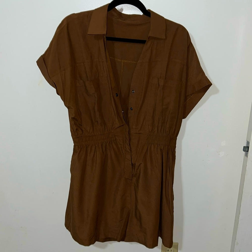 Collard romper